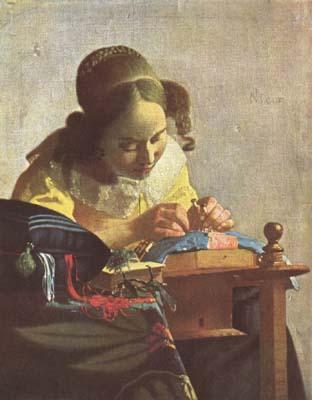 Jan Vermeer The Lacemaker (mk08) oil painting image